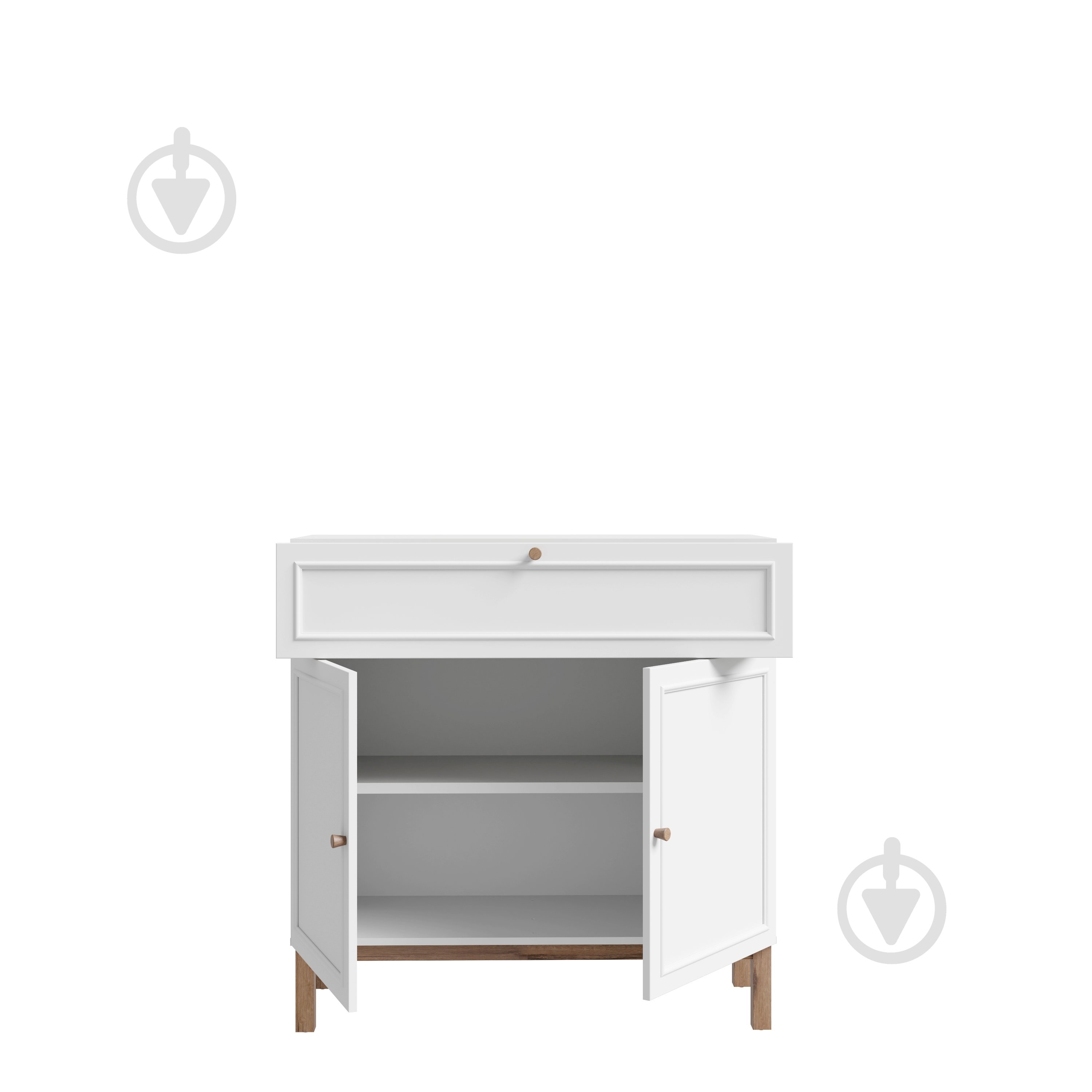 Комод Forte Meble Penkridge 2d1s 999x1014x417 мм дуб глиняний/світло-сірий - фото 4 Комод Forte Meble Penkridge 2d1s 999x1014x417 мм дуб глиняний/світло-сірий - фото 4