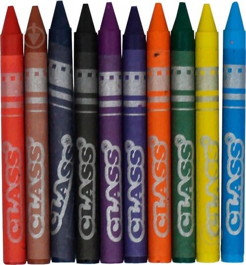Крейда воскова 10 кольорів CLASS - фото 4