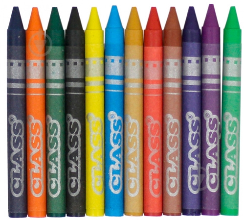Мел восковый 12 цветов CLASS - фото 3