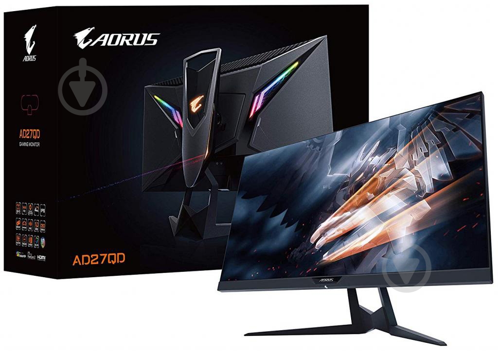 Монитор Gigabyte 27" (AORUS AD27QD Gaming Monit) - фото 6
