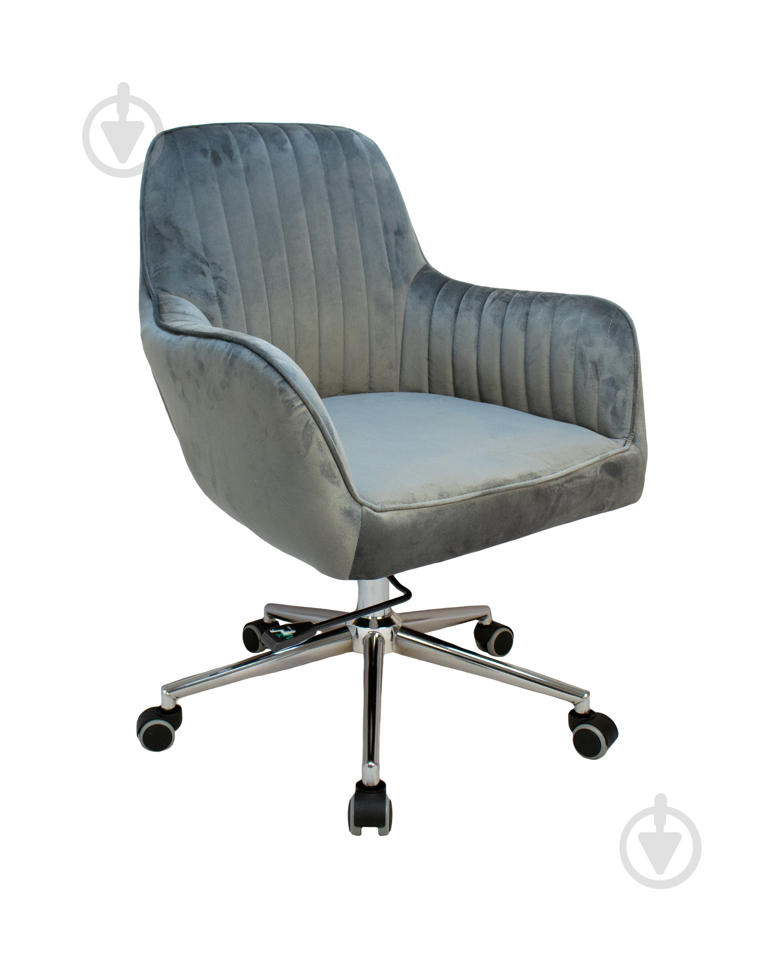 Крісло Примтекс Плюс Elion Chrome HL-95 PK сірий - фото 2