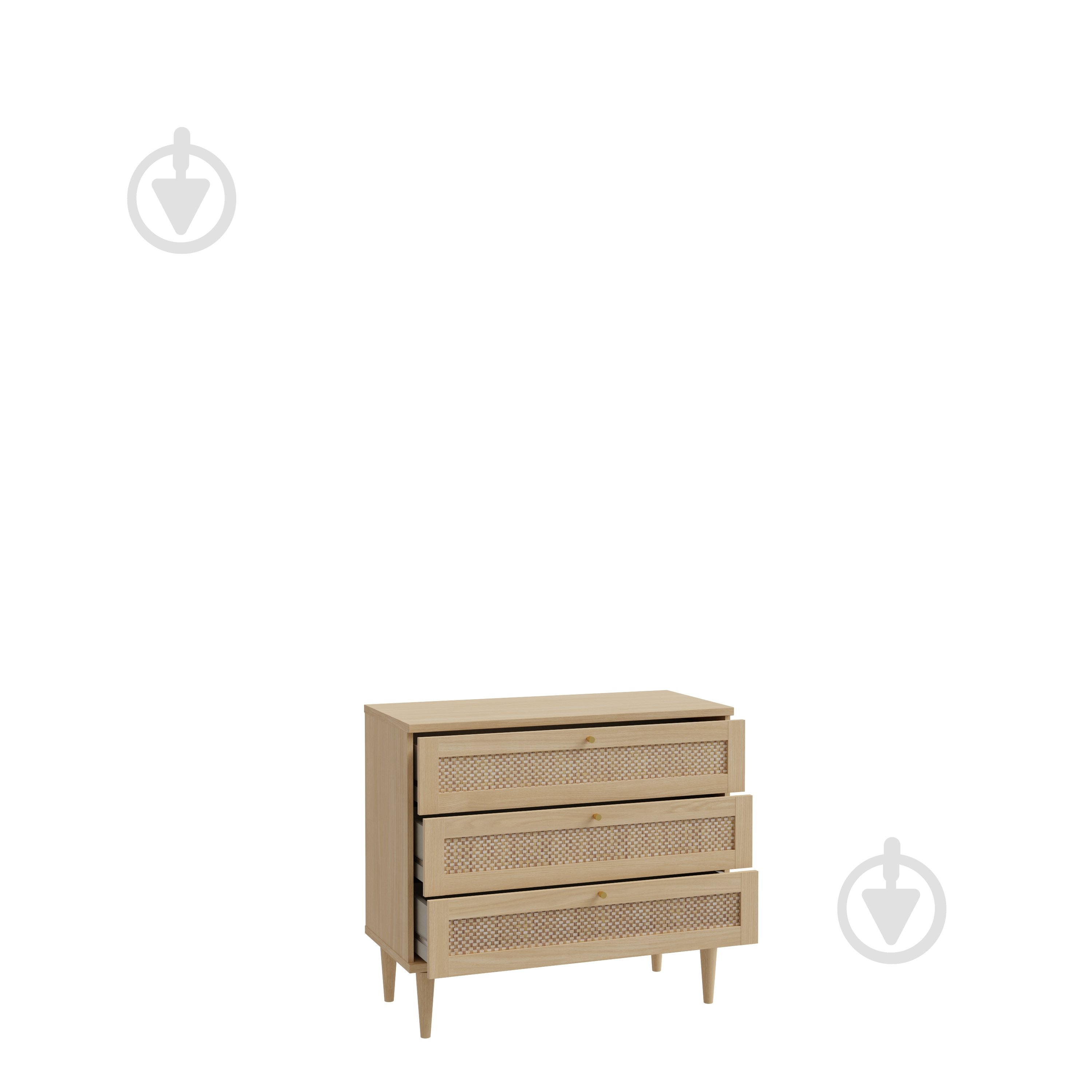 Комод Forte Meble Calasetta 904x801x414 мм дуб элегант/дуб элегант - фото 4