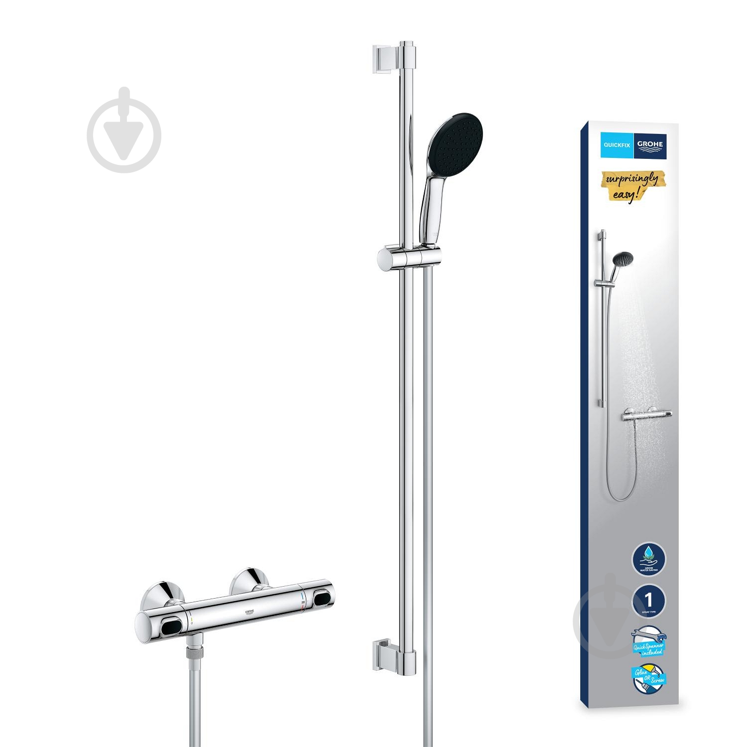 Смеситель для душа Grohe QuickFix Precision Flow 34805001 - фото 1