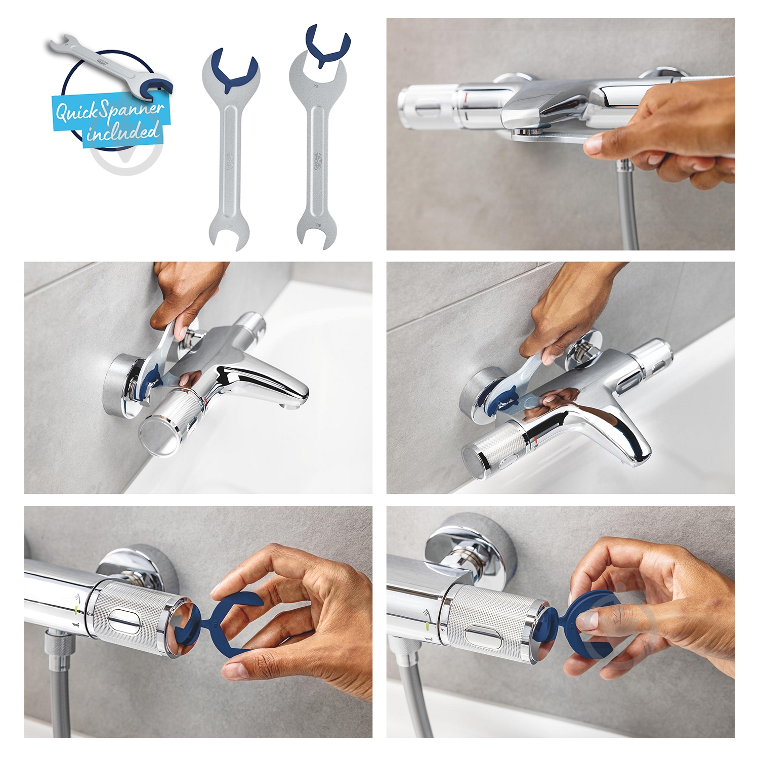 Смеситель для душа Grohe QuickFix Precision Flow 34805001 - фото 13 Смеситель для душа Grohe QuickFix Precision Flow 34805001 - фото 13