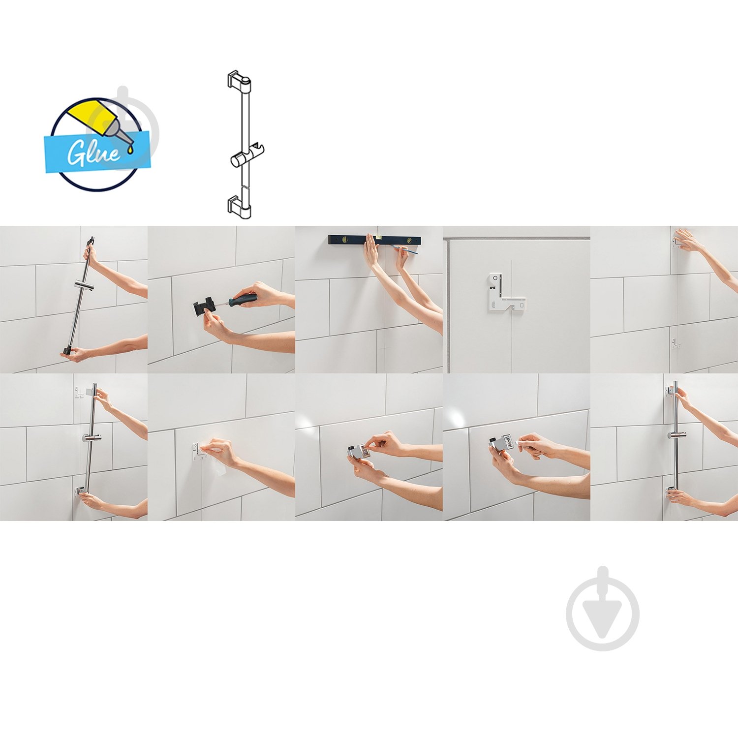 Смеситель для душа Grohe QuickFix Precision Flow 34805001 - фото 12 Смеситель для душа Grohe QuickFix Precision Flow 34805001 - фото 12