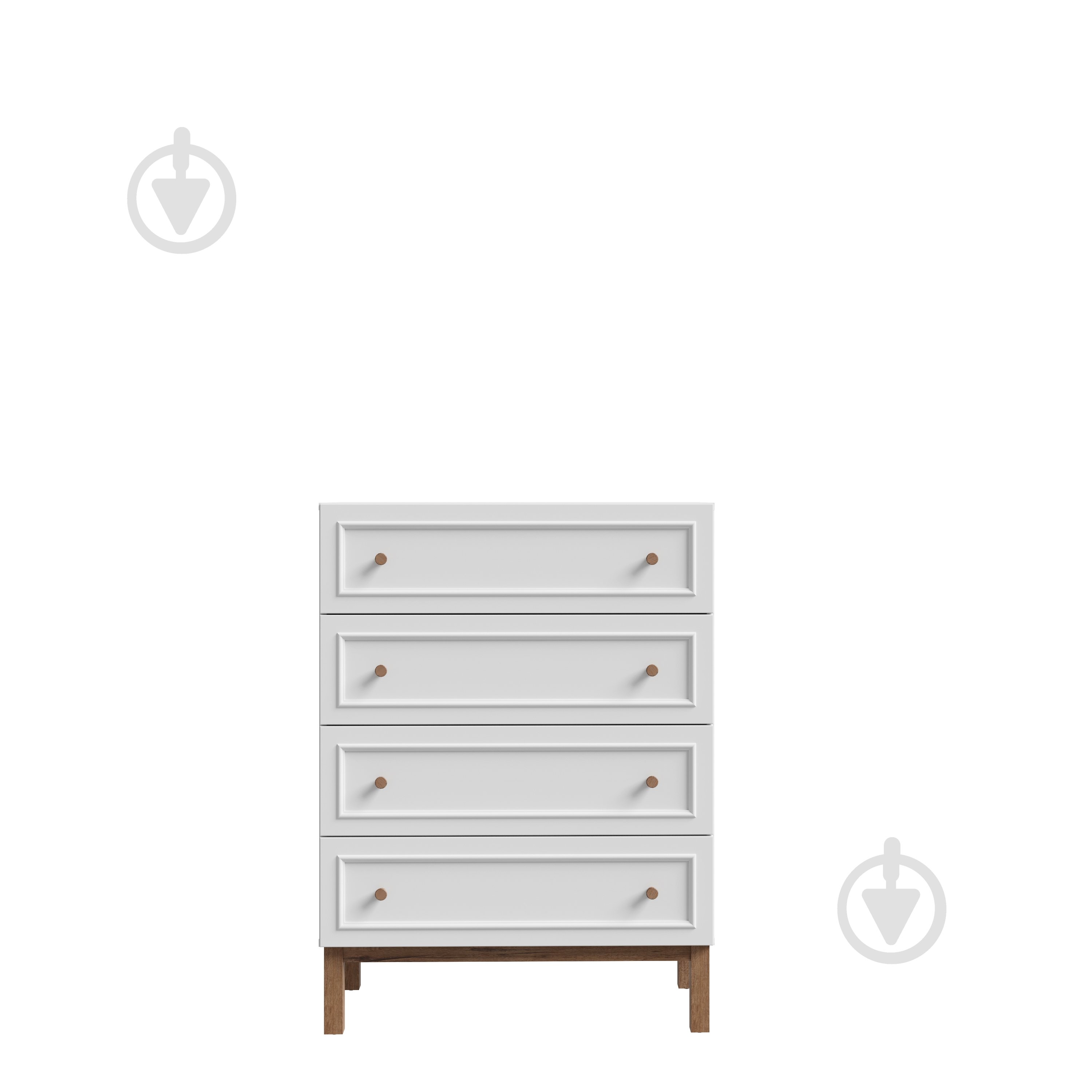 Комод Forte Meble Penkridge 4s 802x1078x437 мм дуб глиняный/светло-серый - фото 2 Комод Forte Meble Penkridge 4s 802x1078x437 мм дуб глиняный/светло-серый - фото 2