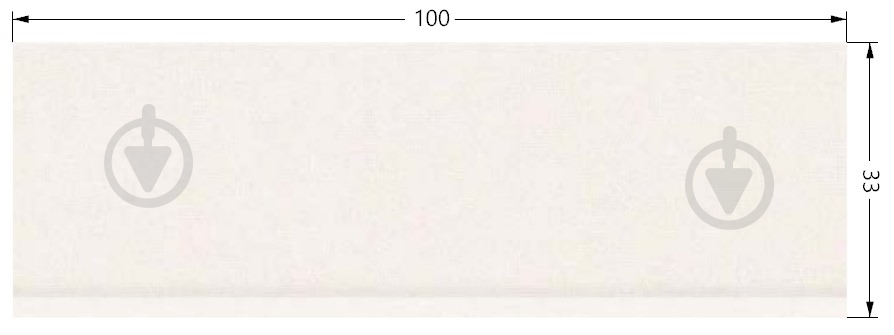 Плитка TABRIZ TILE Cementi Blanco Relief 33x100 - фото 2