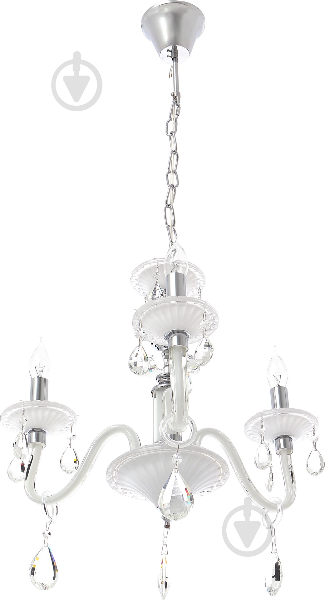 Люстра підвісна Victoria Lighting 3xE14 білий Arumi/SP3 - фото 1 Люстра підвісна Victoria Lighting 3xE14 білий Arumi/SP3 - фото 1
