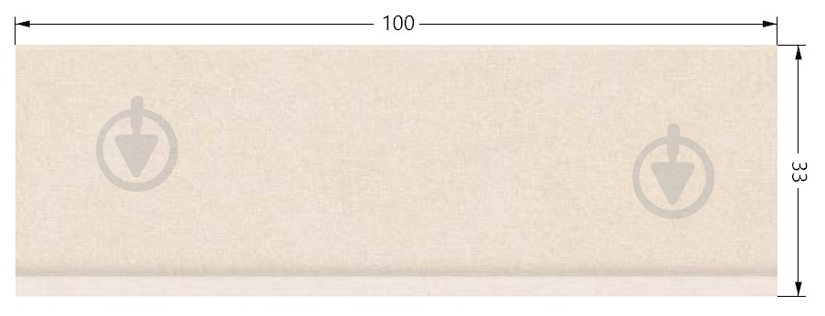 Плитка TABRIZ TILE Cementi Beige Relief 33x100 - фото 2