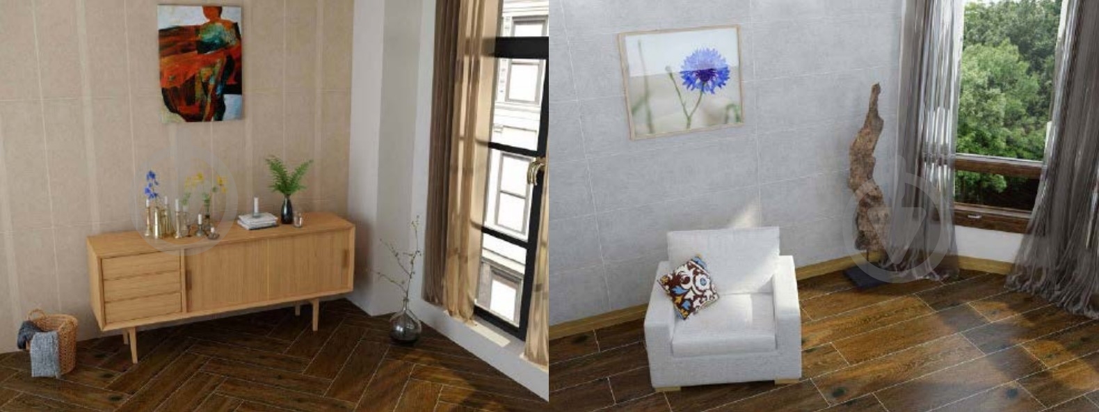 Плитка TABRIZ TILE Cementi Gray Relief 33x100 - фото 3 Плитка TABRIZ TILE Cementi Gray Relief 33x100 - фото 3