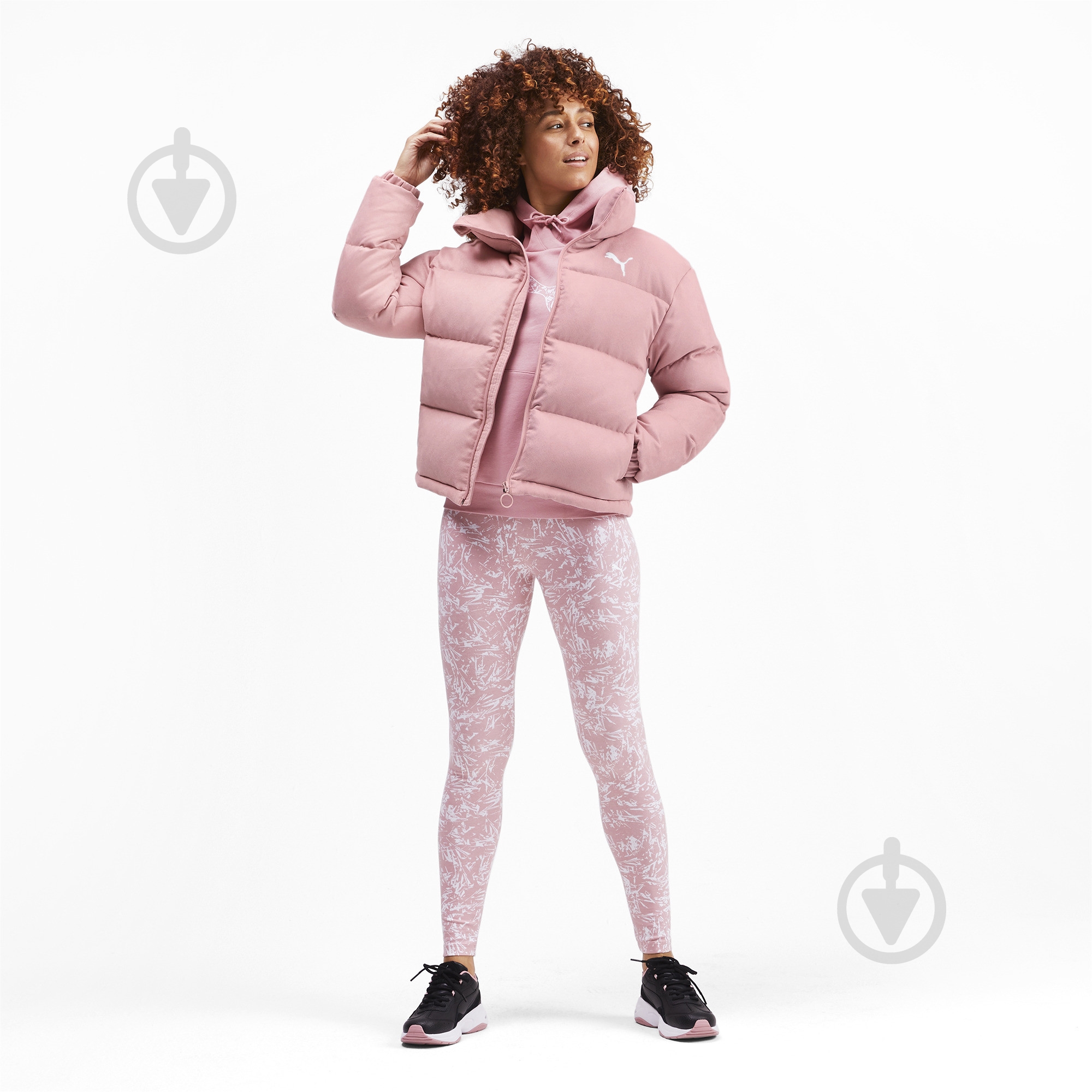 Куртка женская демисезонная Puma 480 Style Down Jacket 58005414 р.L розовая - фото 5