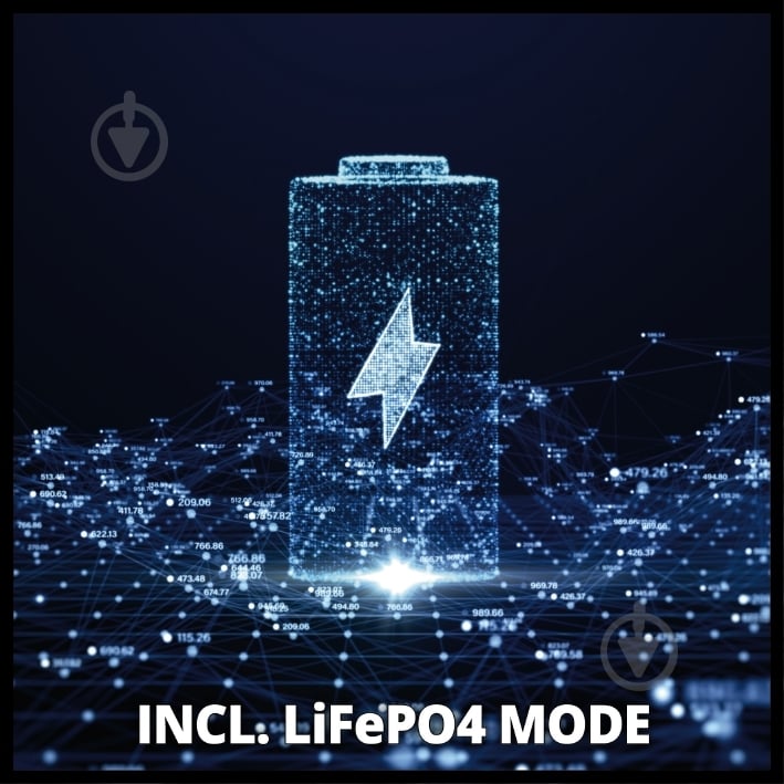 Зарядний пристрій імпульсний Einhell CE-BC 5 M LiFePO4 5 А 120 А/ч (1002251) - фото 8