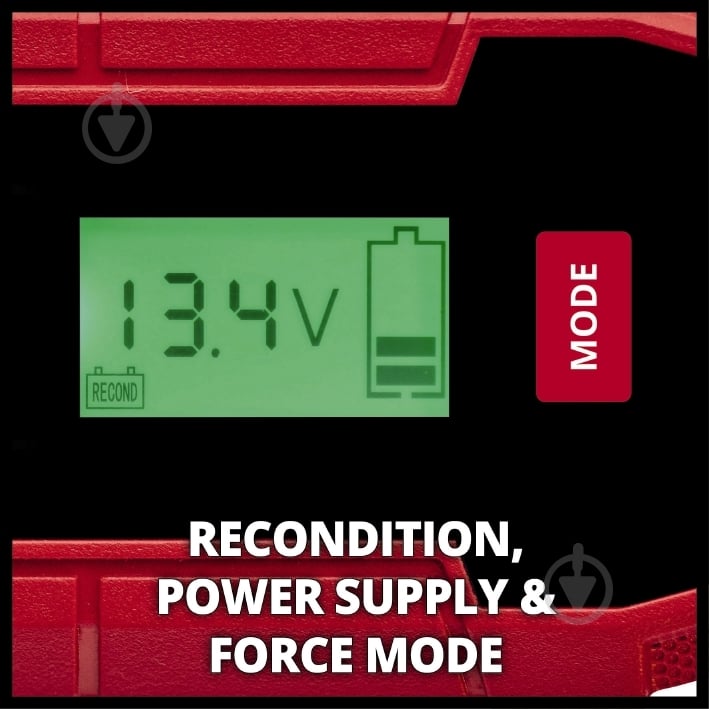 Зарядний пристрій імпульсний Einhell CE-BC 5 M LiFePO4 5 А 120 А/ч (1002251) - фото 7