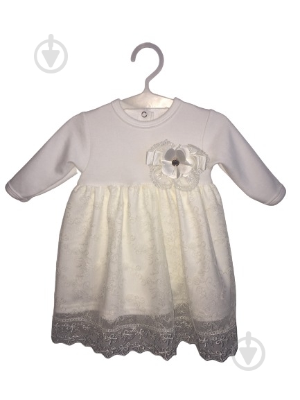 Боди для девочки Україна платье р.56-62 айвори - фото 1