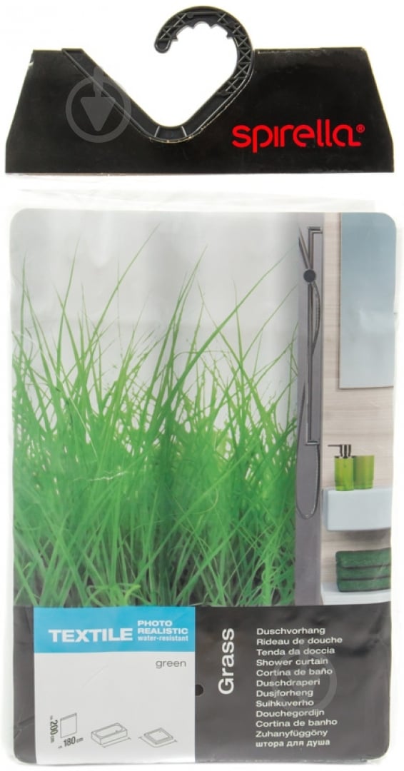 Шторка для ванной Spirella GRASS 10.16404 - фото 3