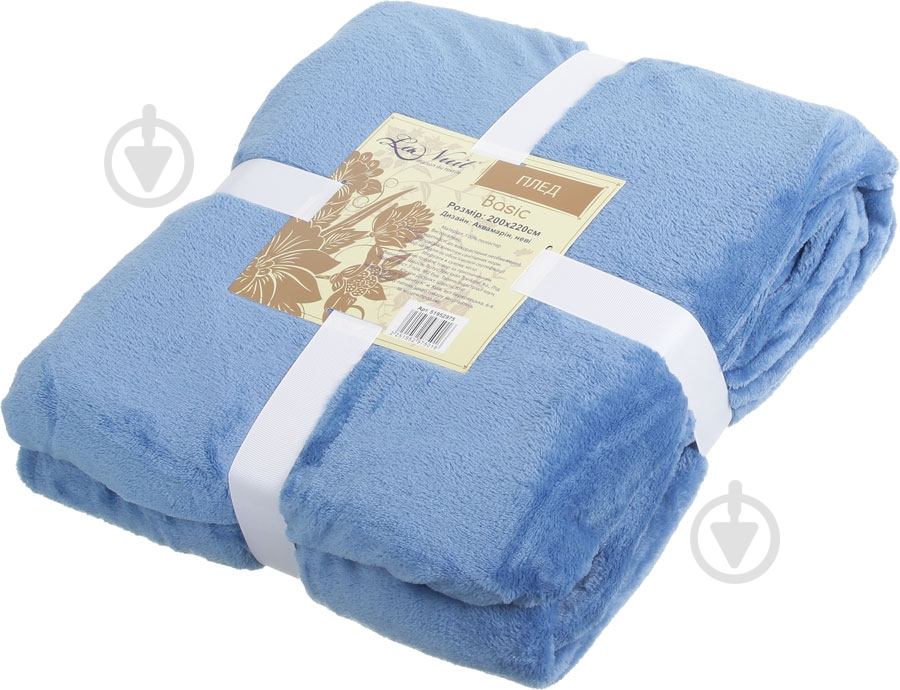 Плед Basic 200x220 см аквамарин La Nuit - фото 3 Плед Basic 200x220 см аквамарин La Nuit - фото 3