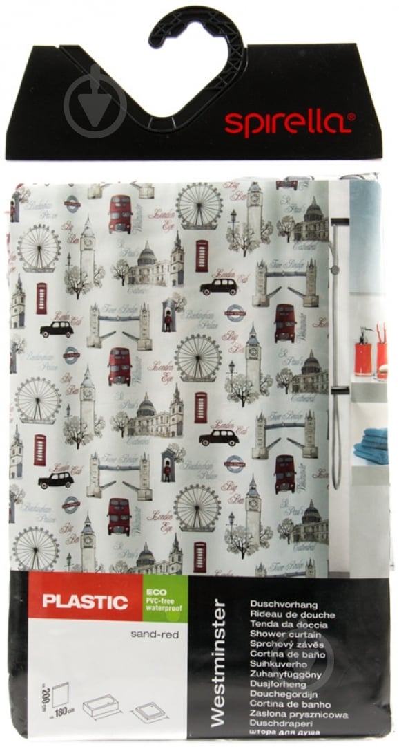 Шторка для ванної Spirella WESTMINSTER 10.17898 - фото 3 Шторка для ванної Spirella WESTMINSTER 10.17898 - фото 3