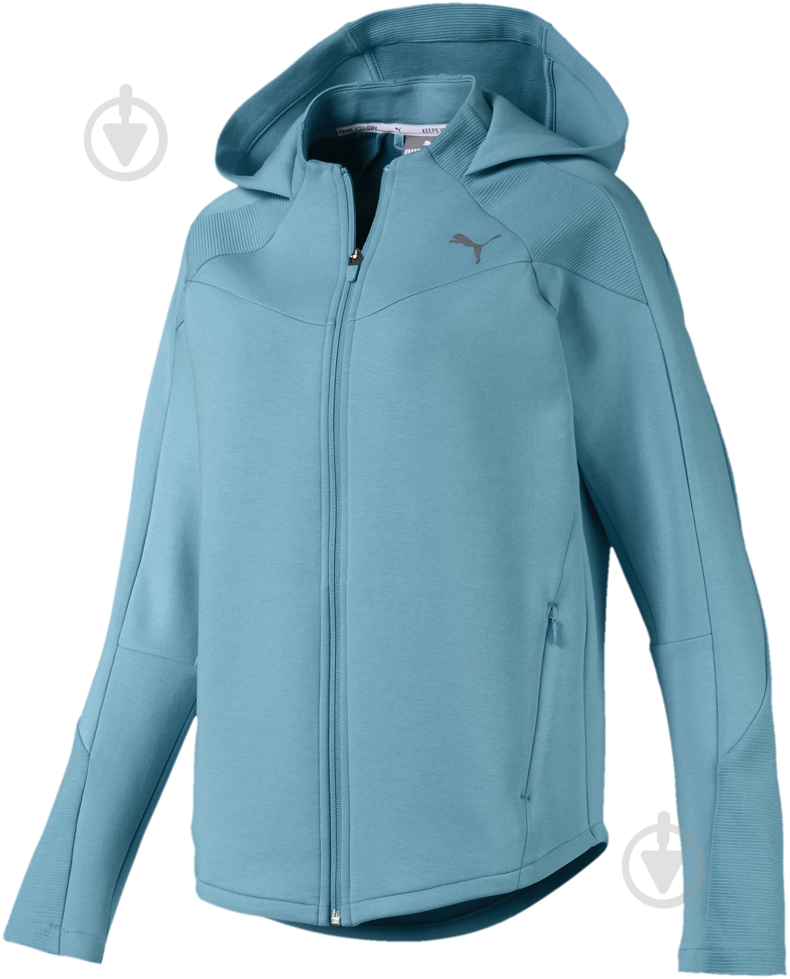 Джемпер Puma EVOSTRIPE FZ Hoody 58006045 р. XS синий - фото 2