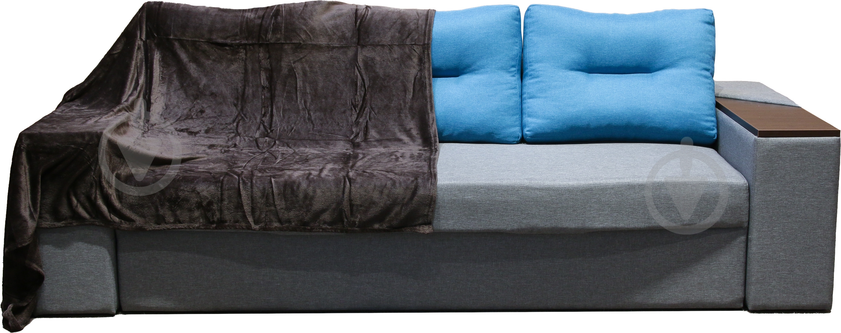 Плед Basic 200x220 см шоколадный/агат La Nuit - фото 1 Плед Basic 200x220 см шоколадный/агат La Nuit - фото 1