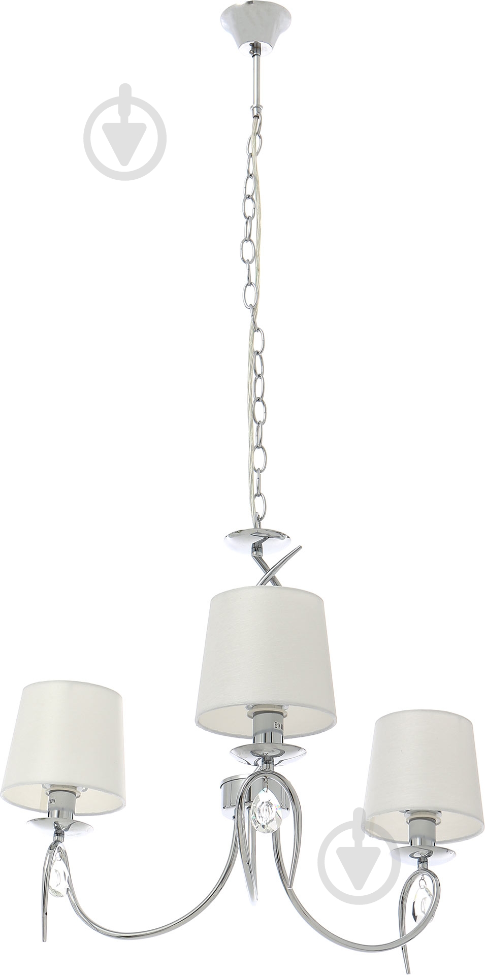 Люстра подвесная Victoria Lighting 3xE14 хром Isabel/SP3 - фото 1 Люстра подвесная Victoria Lighting 3xE14 хром Isabel/SP3 - фото 1