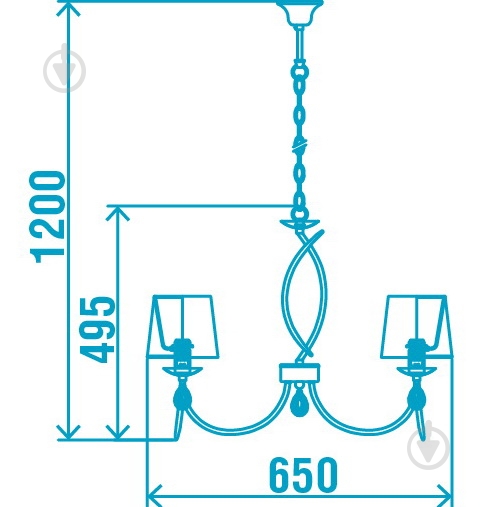 Люстра подвесная Victoria Lighting 3xE14 хром Isabel/SP3 - фото 4 Люстра подвесная Victoria Lighting 3xE14 хром Isabel/SP3 - фото 4