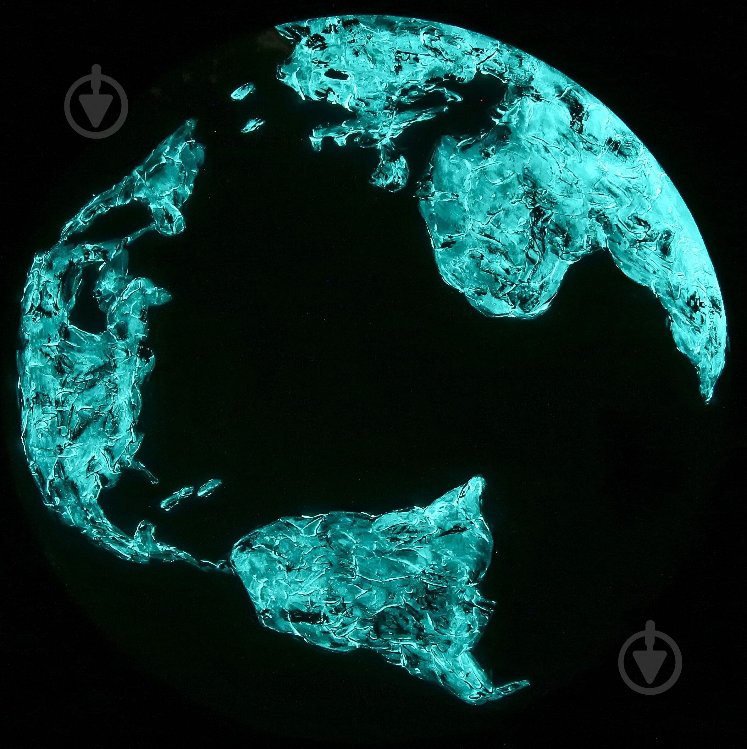 Картина Серебрянная планета, ручная работа. светится в темноте YS-Art - фото 2 Картина Серебрянная планета, ручная работа. светится в темноте YS-Art - фото 2