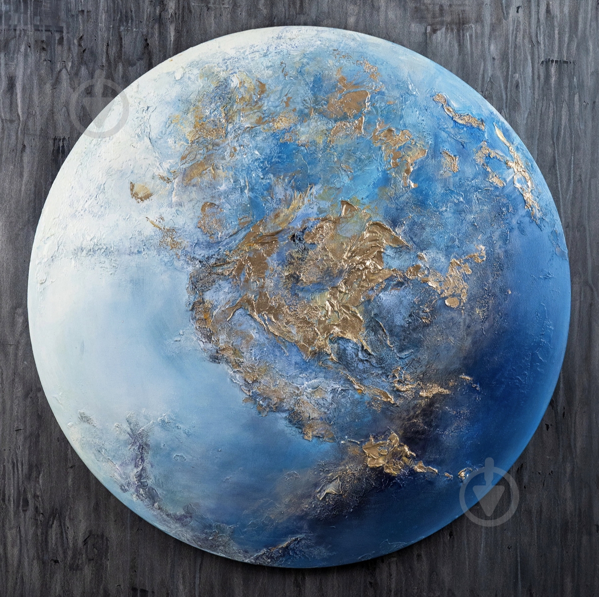 Картина Нептун, ручная работа, светится в темноте YS-Art - фото 1