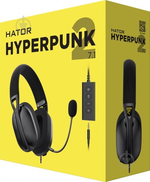 Наушники Hator Hyperpunk 2 black (HTA-845) - фото 8