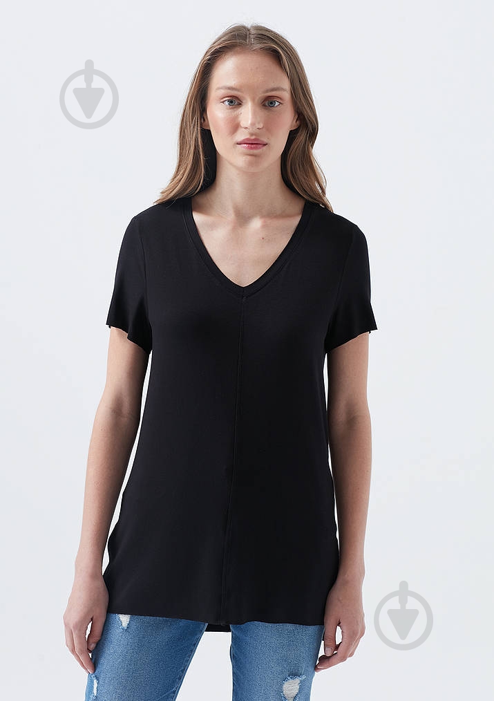 Футболка Mavi BASIC V NECK TOP 166775-900 р.L черный - фото 3