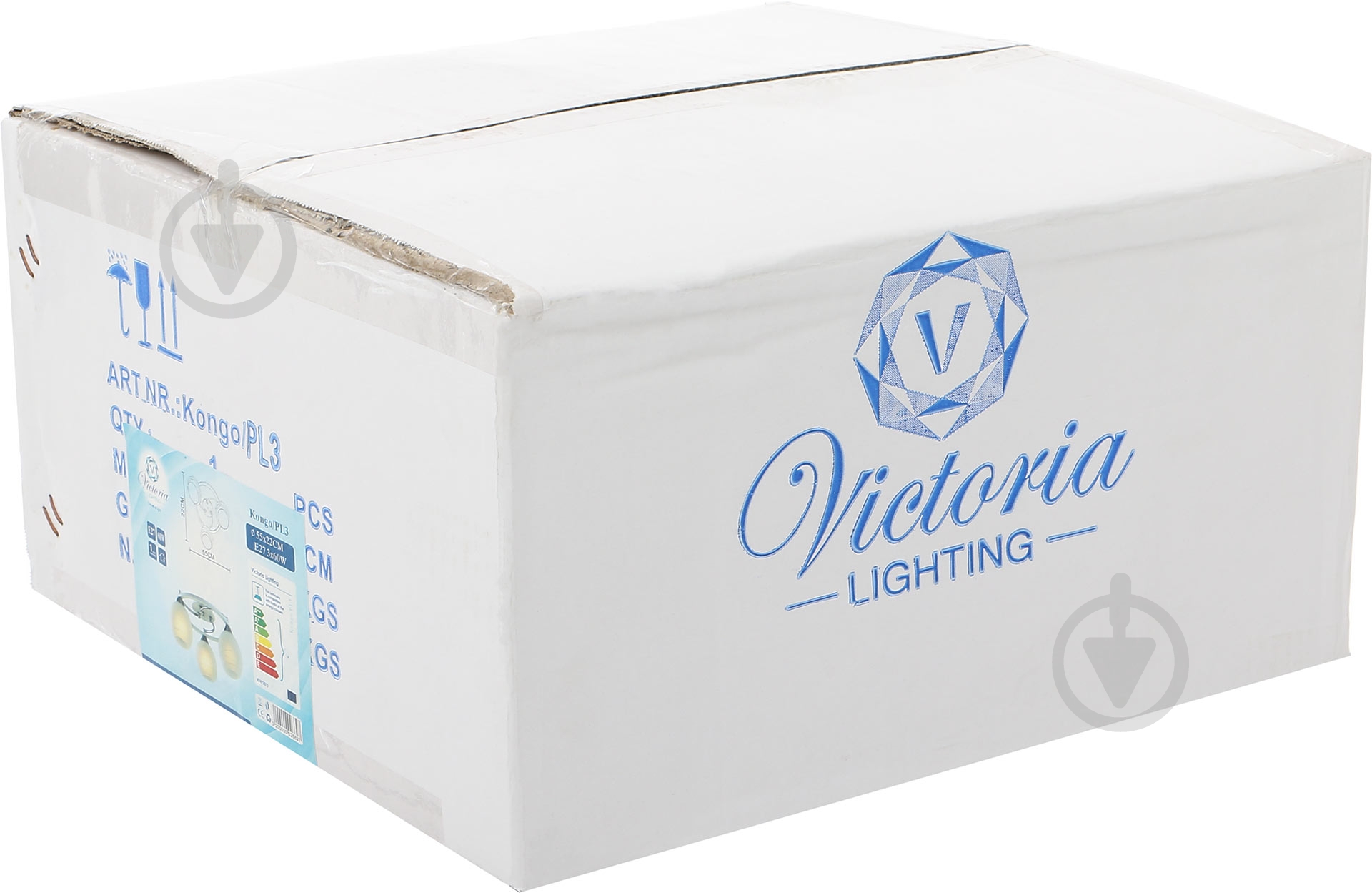 Люстра потолочная Victoria Lighting 3xE27 хром Kongo/PL3 - фото 3 Люстра потолочная Victoria Lighting 3xE27 хром Kongo/PL3 - фото 3