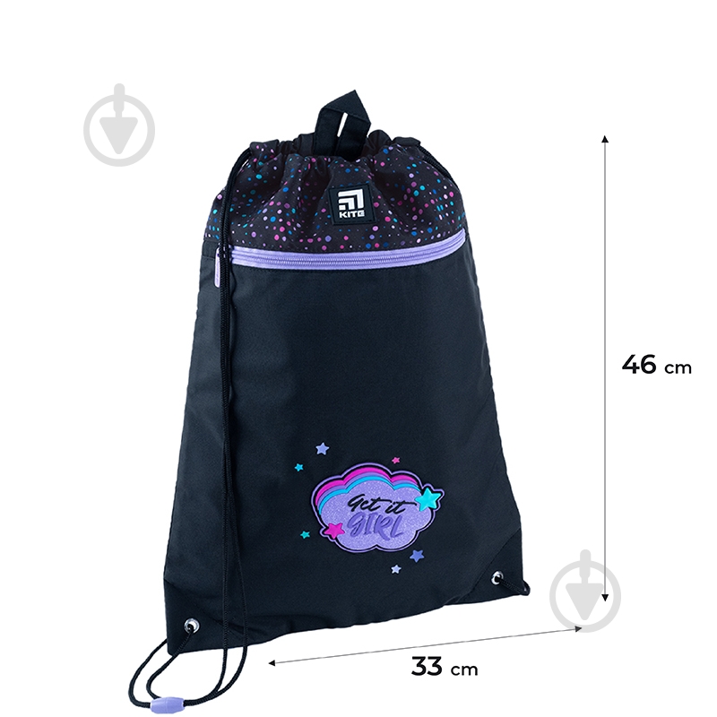 Сумка для взуття KITE 601M Get it Girl - фото 2 Сумка для взуття KITE 601M Get it Girl - фото 2