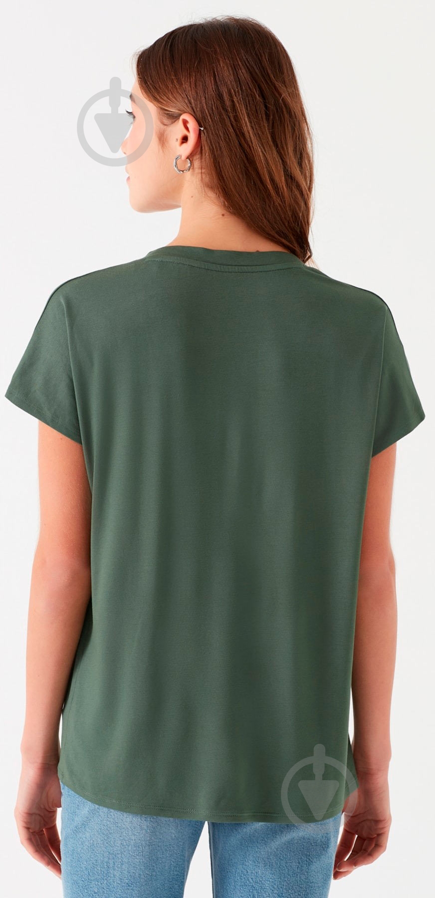 Футболка Mavi BASIC V NECK TOP 167714-30730 р.L зеленый - фото 3 Футболка Mavi BASIC V NECK TOP 167714-30730 р.L зеленый - фото 3