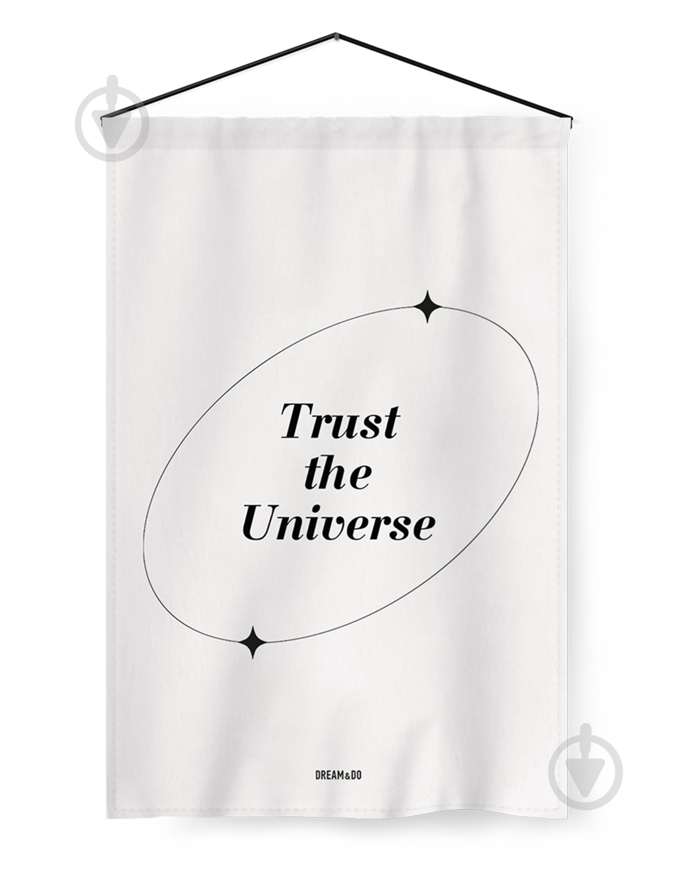 Флаг Dream&Do Flag Trust 60x40 см белый с рисунком - фото 1