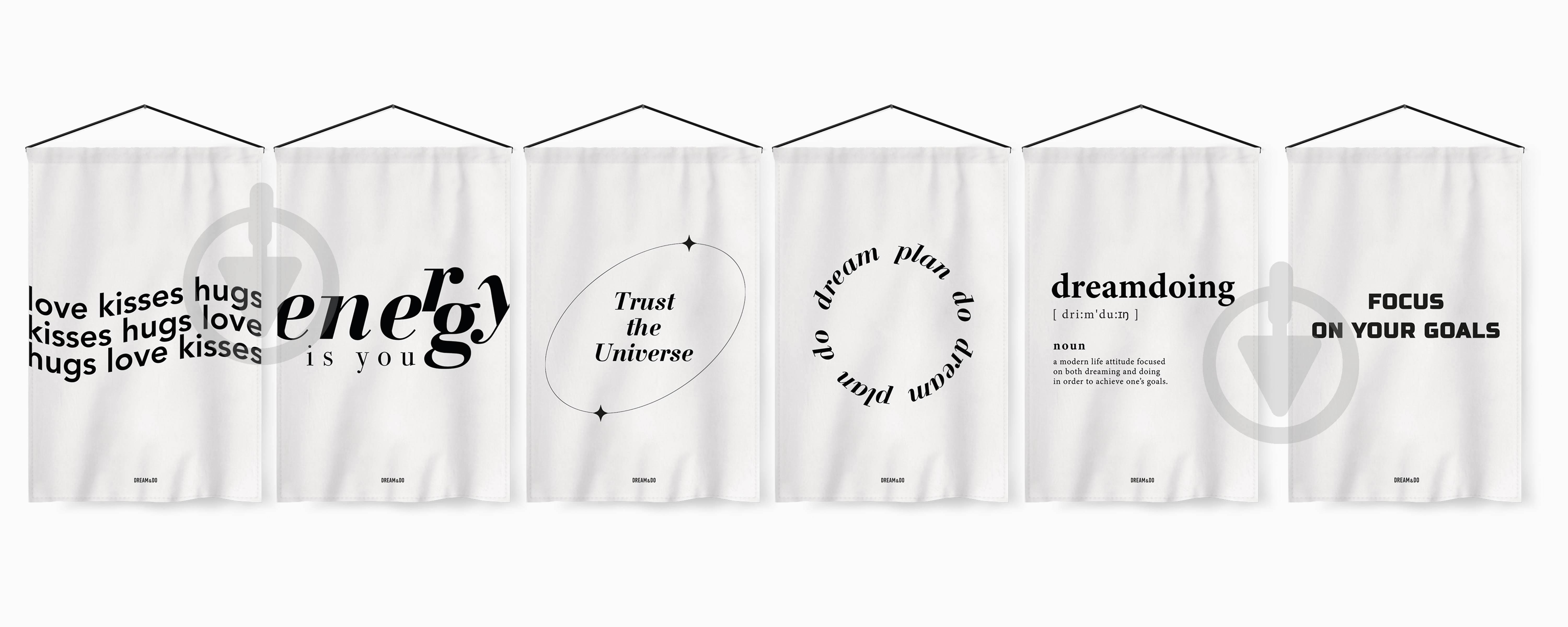 Флаг Dream&Do Flag Trust 60x40 см белый с рисунком - фото 6