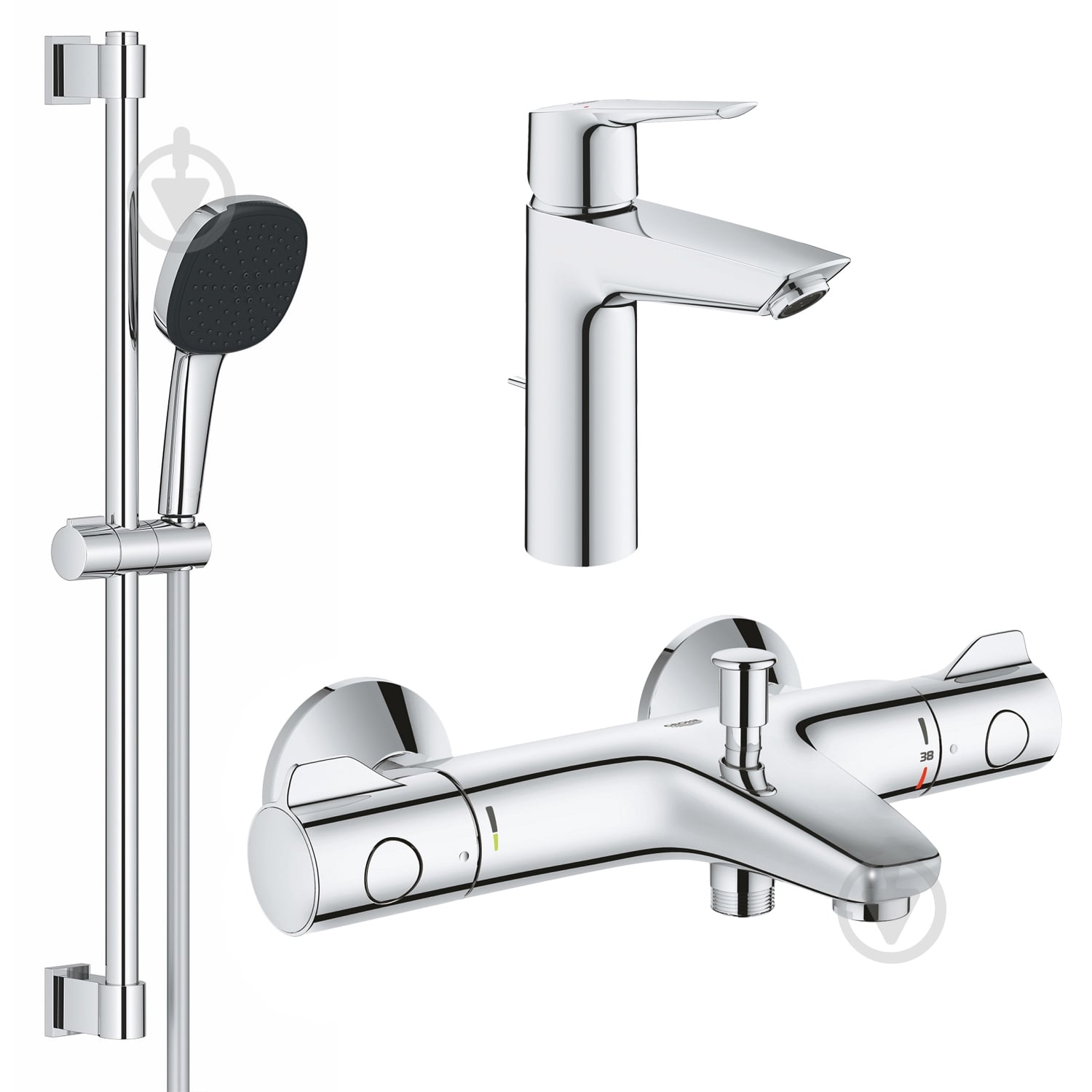 Набор смесителей Grohe QuickFix UA202304TS - фото 1 Набор смесителей Grohe QuickFix UA202304TS - фото 1