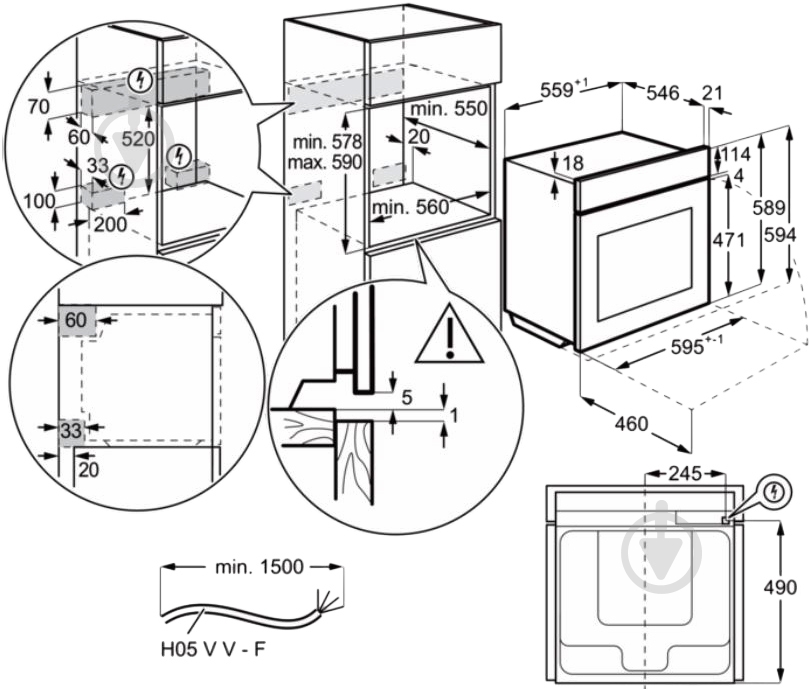 УЦЕНКА! Духовой шкаф Electrolux OKD5C51X (УЦ №96) - фото 40