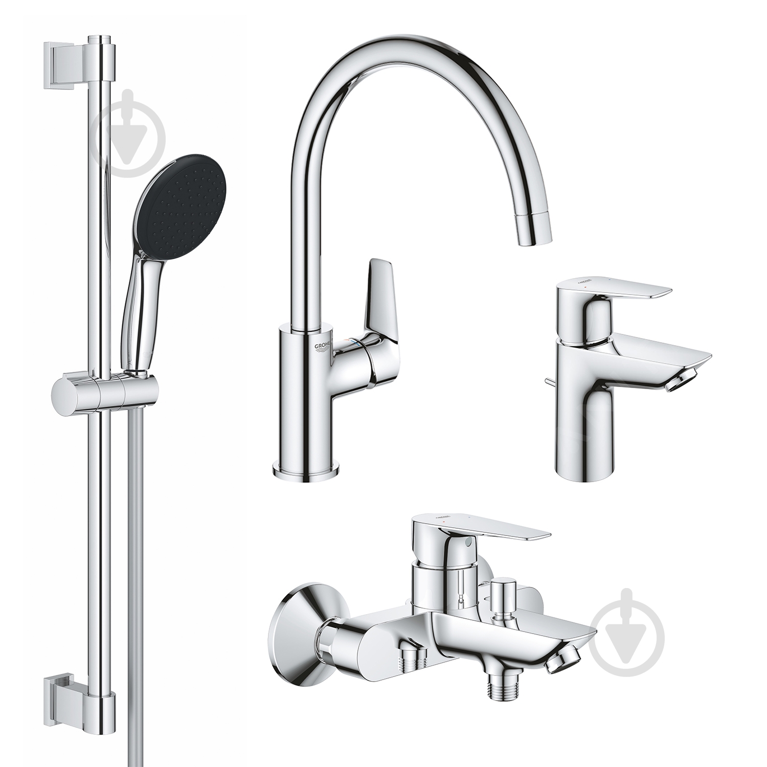 Набор смесителей Grohe QuickFix Start Edge UA202501SK - фото 1