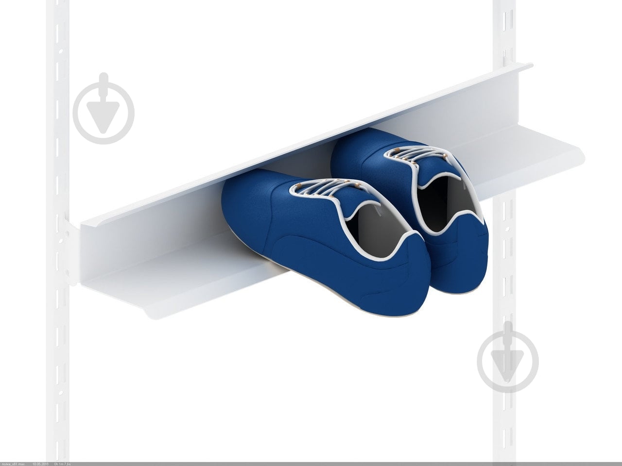 Полка для обуви Kolchuga 606х140х90 мм белый - фото 5