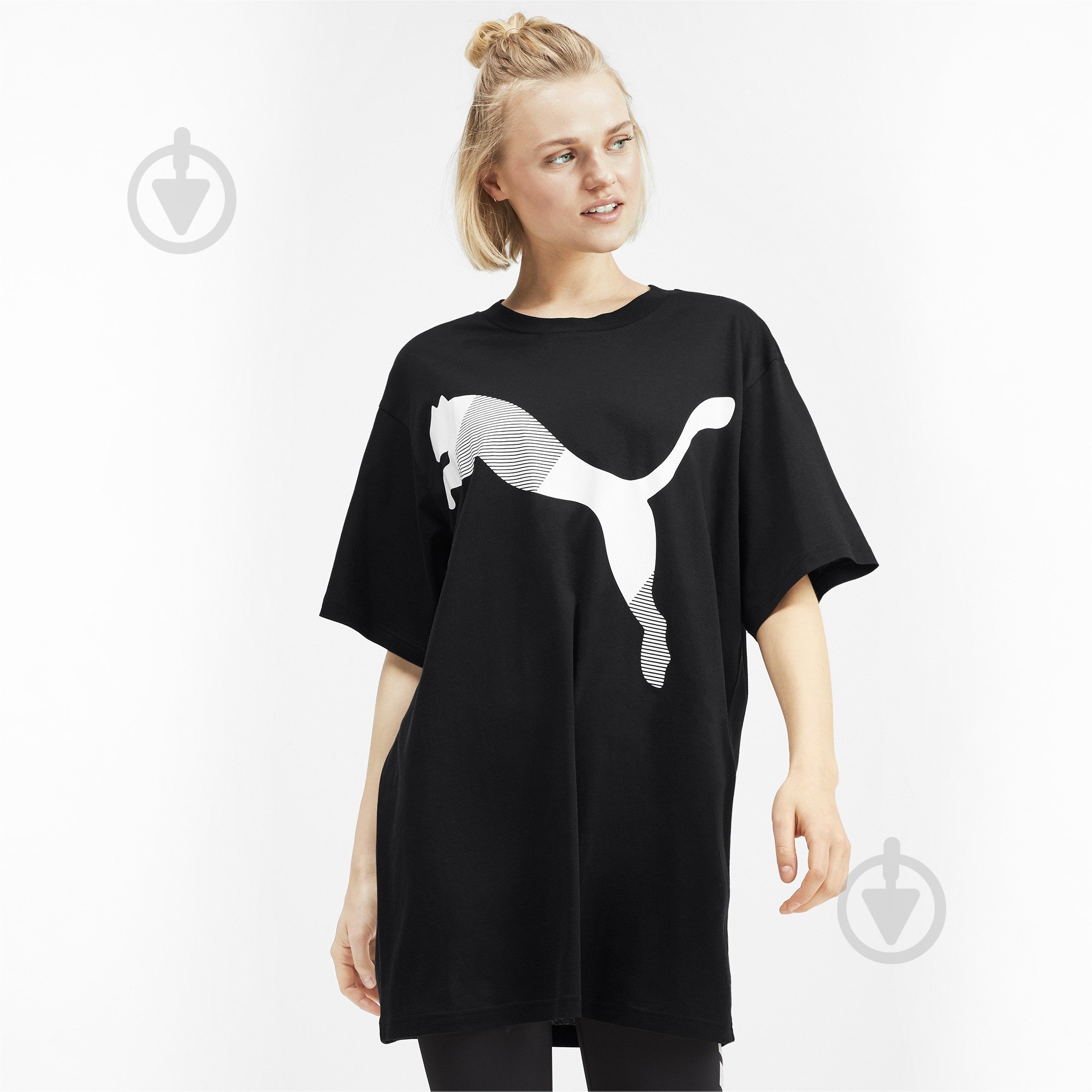 Футболка Puma MODERN SPORT Fashion Tee 58007601 р.XS черный - фото 1