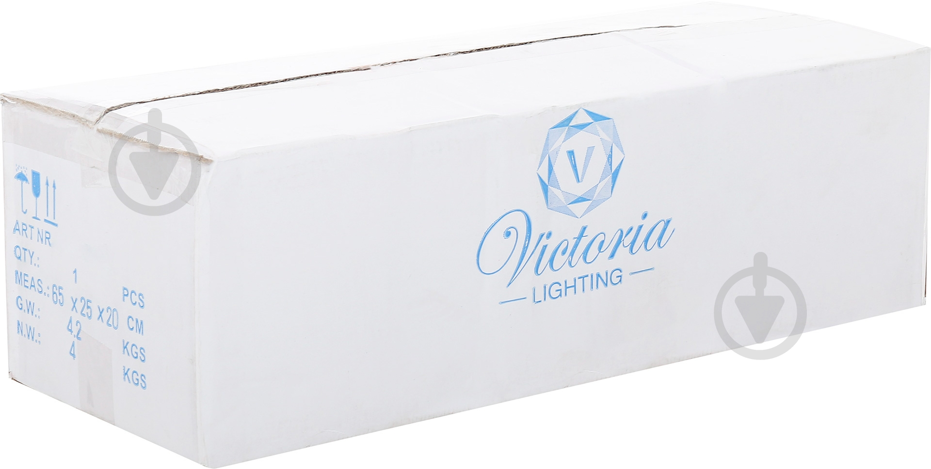 Люстра Victoria Lighting 6xE27 хром/белый Nill/PL6 - фото 2