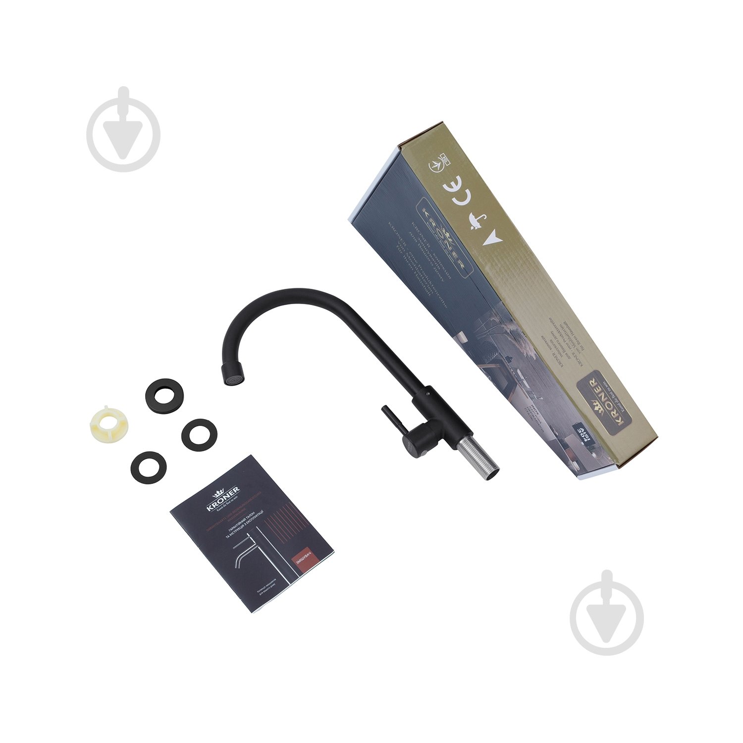 Кран Kroner на одну воду Kroner KRP Edelstahl Klassisch - SCH098 - фото 9