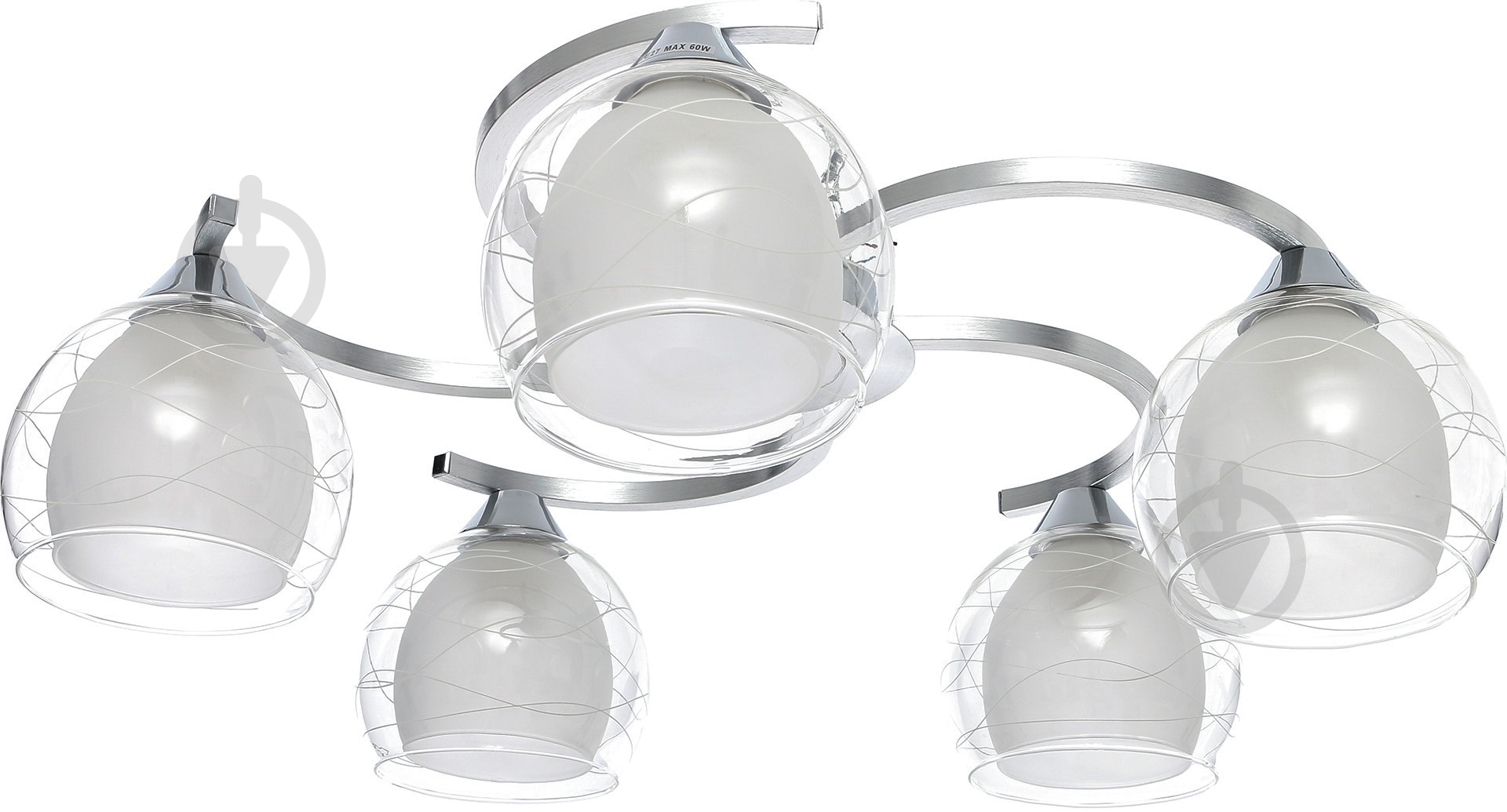 Люстра потолочная Victoria Lighting 5xE27 хром Soba/PL5 - фото 1