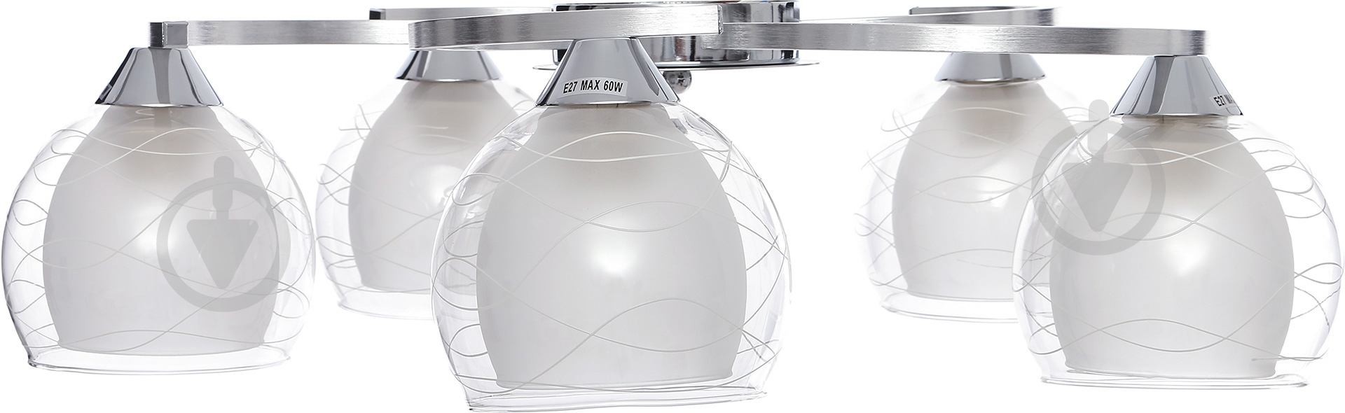 Люстра потолочная Victoria Lighting 5xE27 хром Soba/PL5 - фото 2