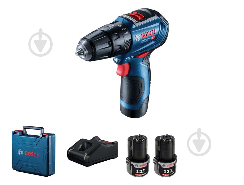 ᐉ Шуруповерт ударний акумуляторний Bosch Professional GSB 12V-30 ...