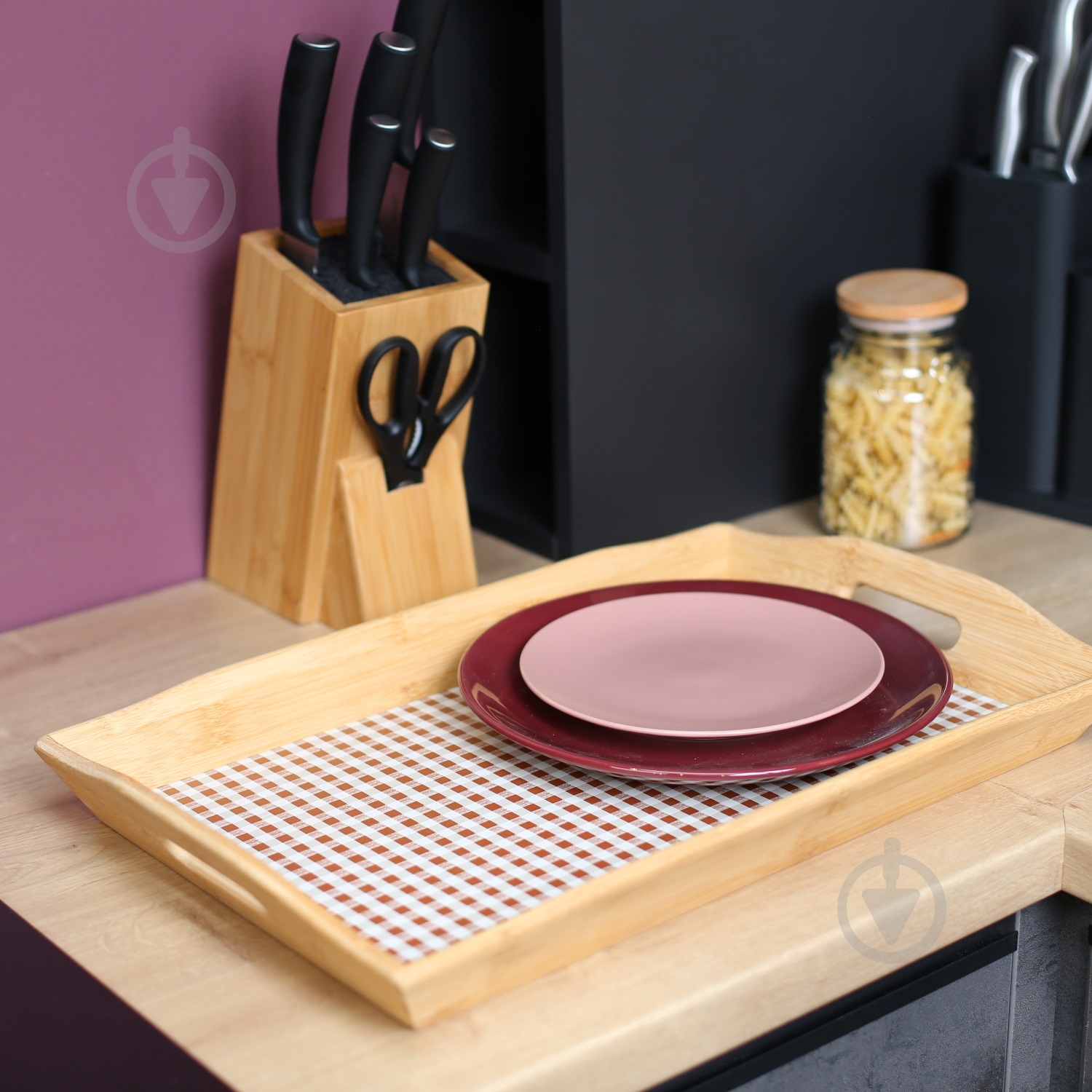 Поднос с ручками Flamberg Кантри 50,9x33x6 см - фото 2