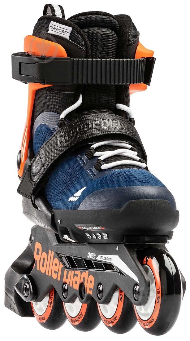 Роликові ковзани Rollerblade Microblade 07221900-174 р. 33-36,5 синій - фото 4