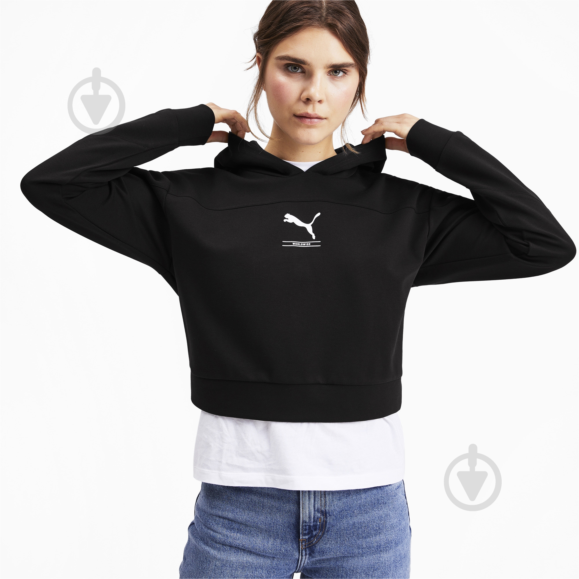 Джемпер Puma NU-TILITY Hoody 58008801 р. S черный - фото 1