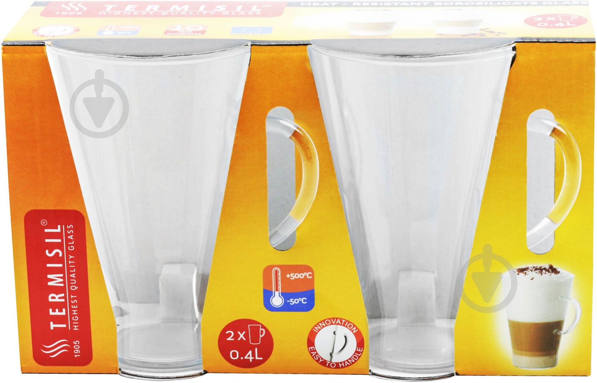 Набор чашек Termisil Латте 400 мл 2 шт. - фото 2