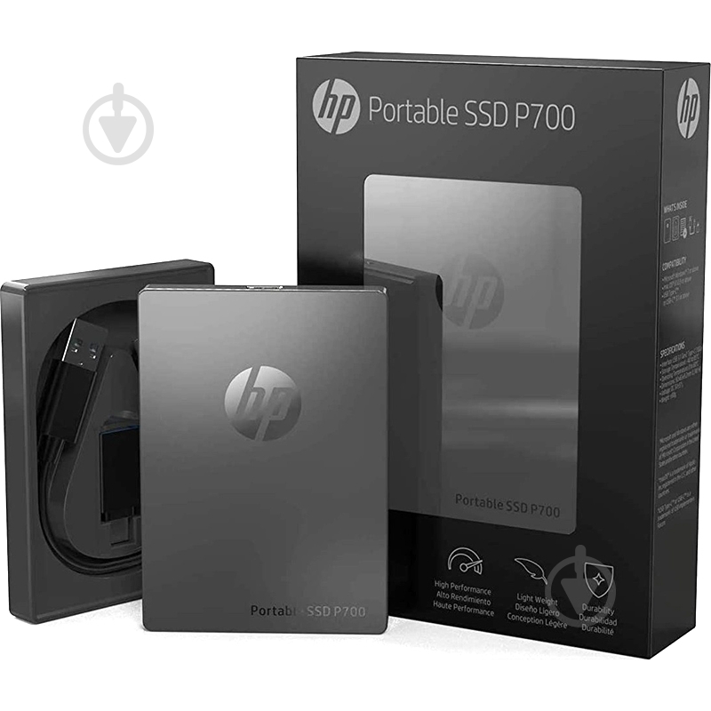 SSD-накопитель HP 512GB Portable USB Type-C TLC (5MS29AA) - фото 6