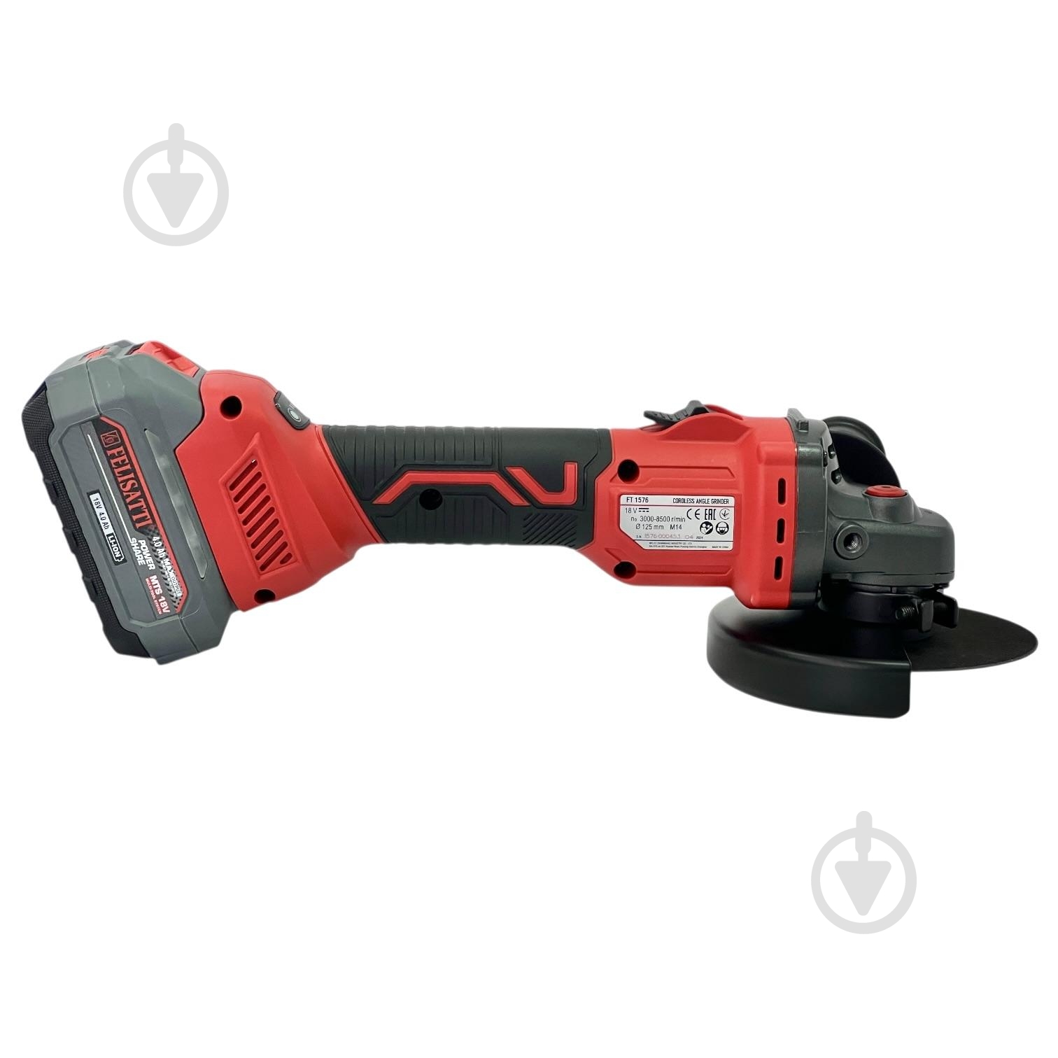 Болгарка (угловая шлифмашина) Felisatti FT15767 3000-8500 об./мин - фото 3
